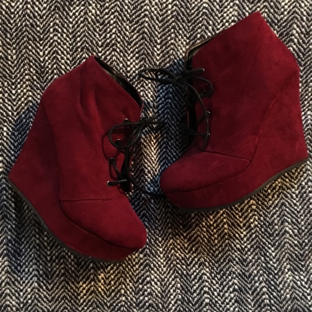Guess platform booties